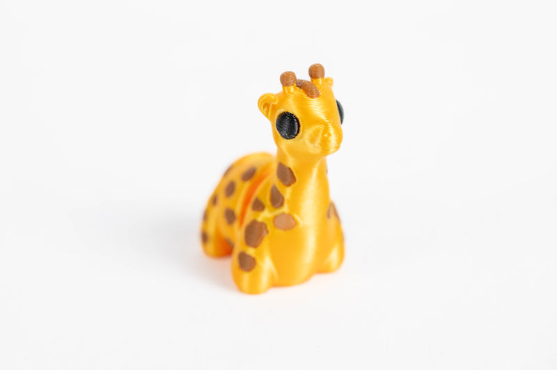 Giraffe : Yellow African 3D Printed Animal