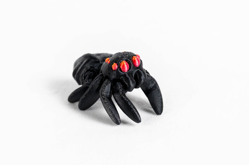 Spider : Black Arthropod 3D Printed Animal