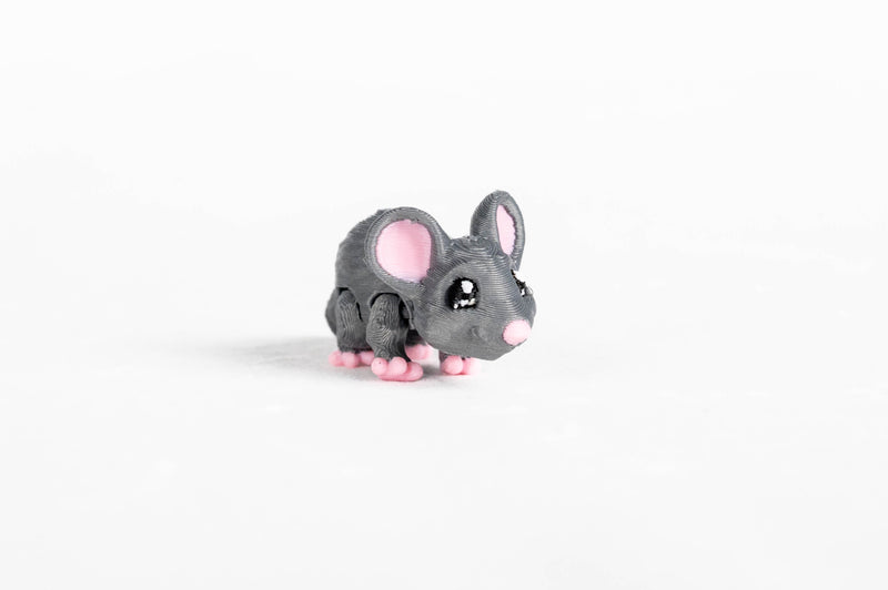 Mouse : Farm Gray Silver Mamal Wigglitz