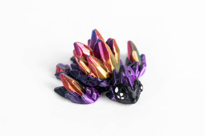 Gem Turtle : Purple Reptile Lizard 3D Printed Animal