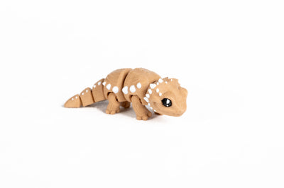 Bearded Dragon : Brown Australian Beardie Reptile Lizard 3D Printed Animal