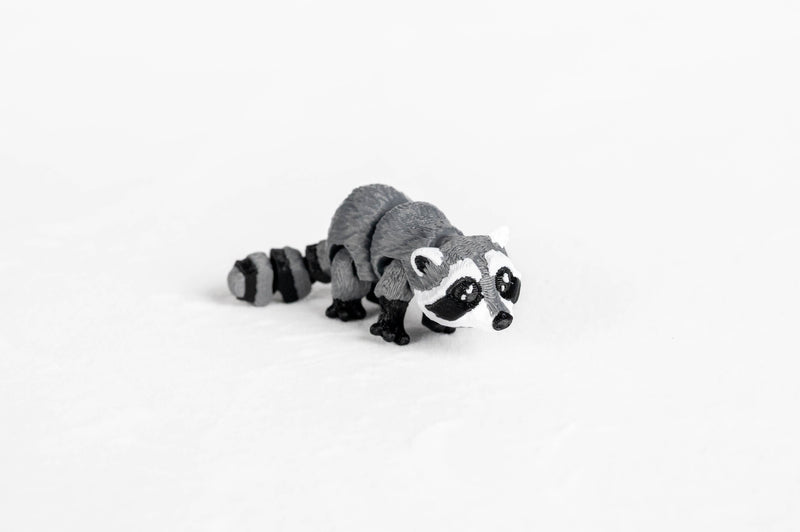 Raccoon : Silver Gray Trash Panda Forest Mamal Wigglitz