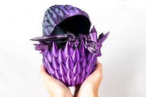 Black & Purple / Small baby in a regular egg