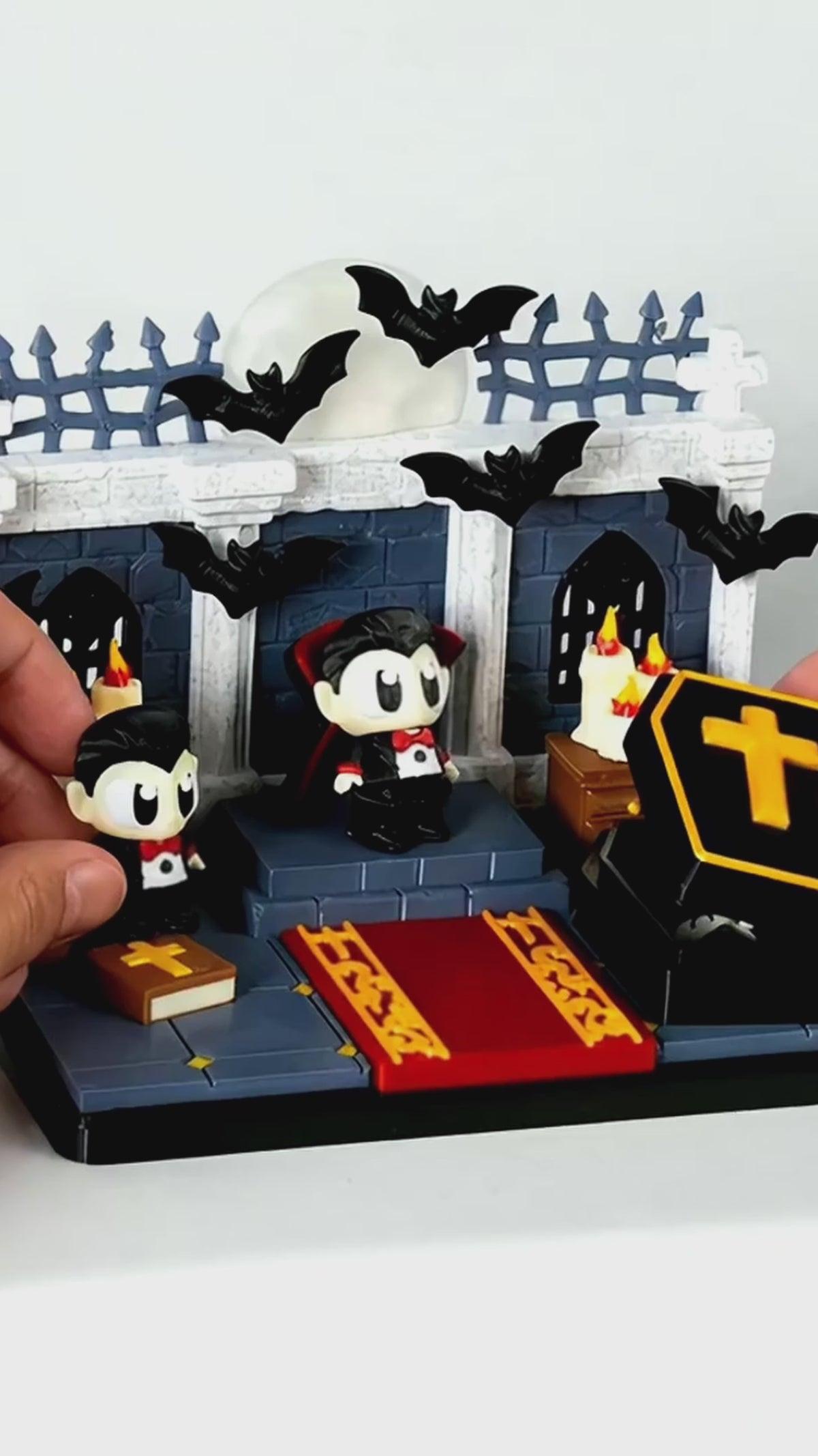 Load video: vampire castle fidget toy set