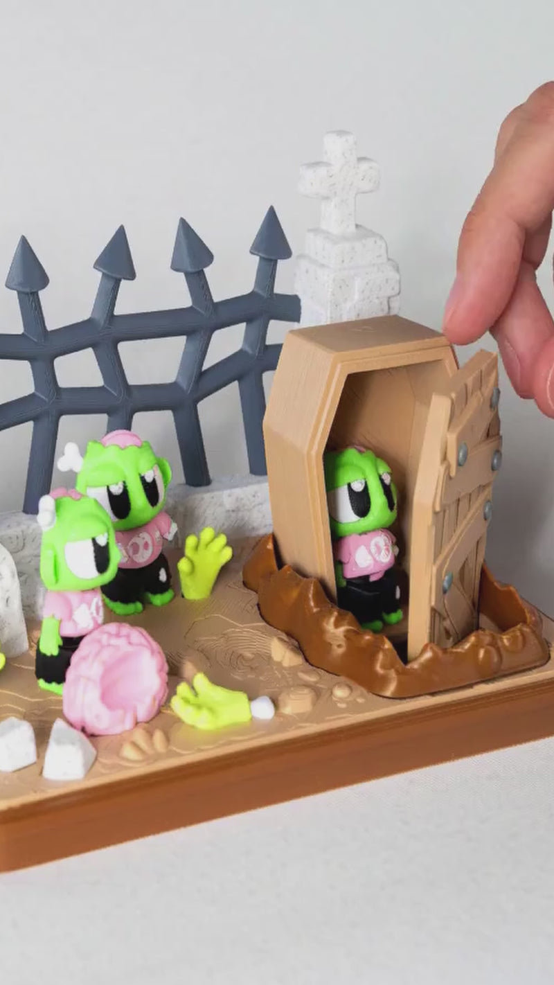 zombies fidget toy set