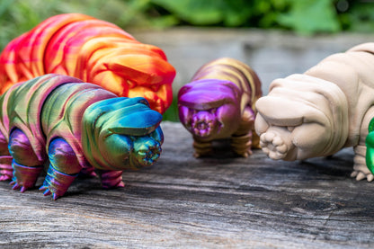 Tardigrade | Water Bear | Moss Piglet | Fidget Toy | Fully Articulated | 3D Printed